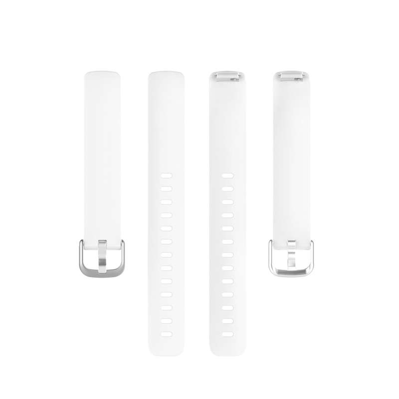 For Fitbit Inspire 2 TPE Watch Band, Size:L(White)