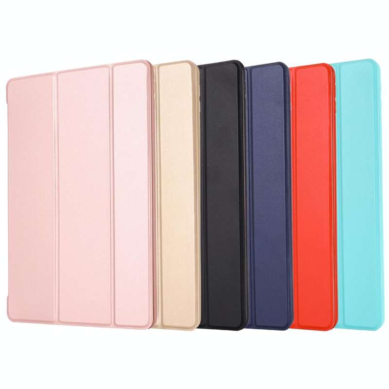 For iPad 10.2 2021 / 2020 / 2019 GEBEI Shockproof Horizontal Flip Leather Case with Three-folding...