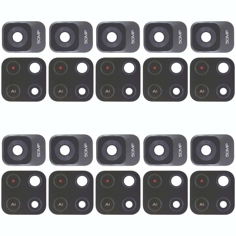 10 PCS Back Camera Lens For Xiaomi Redmi Note 11S 5G / Redmi Note 11 China / Redmi Note 11T 5G / ...