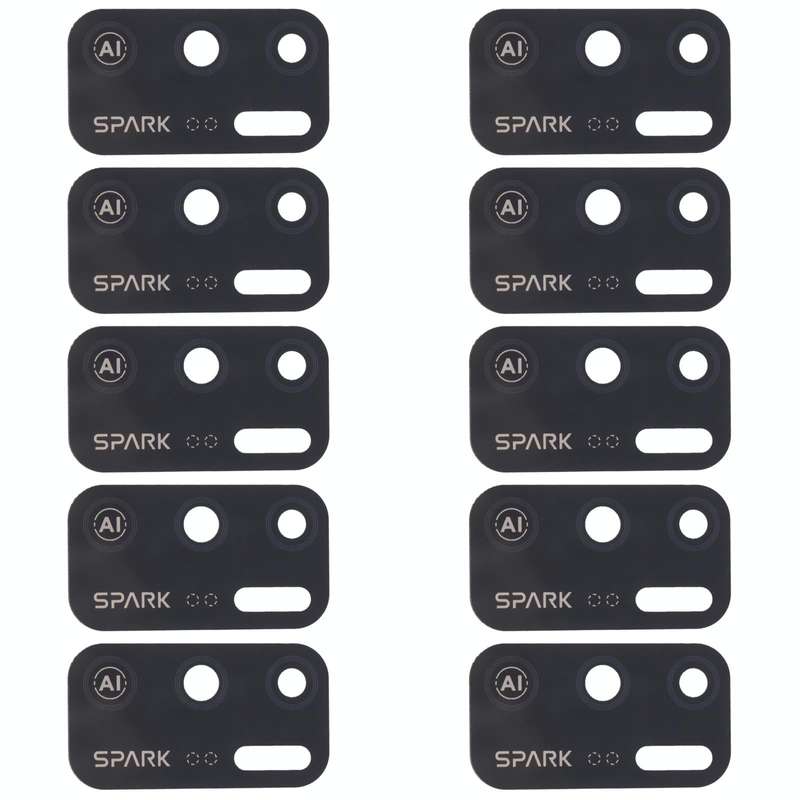 For Tecno Spark 5 Air KD6a 10pcs Back Camera Lens