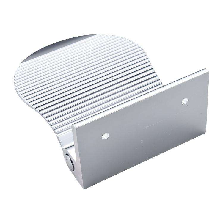 Wall Mounted Aluminium Alloy Bathroom Shower Foot Rest Footstool(Silver)