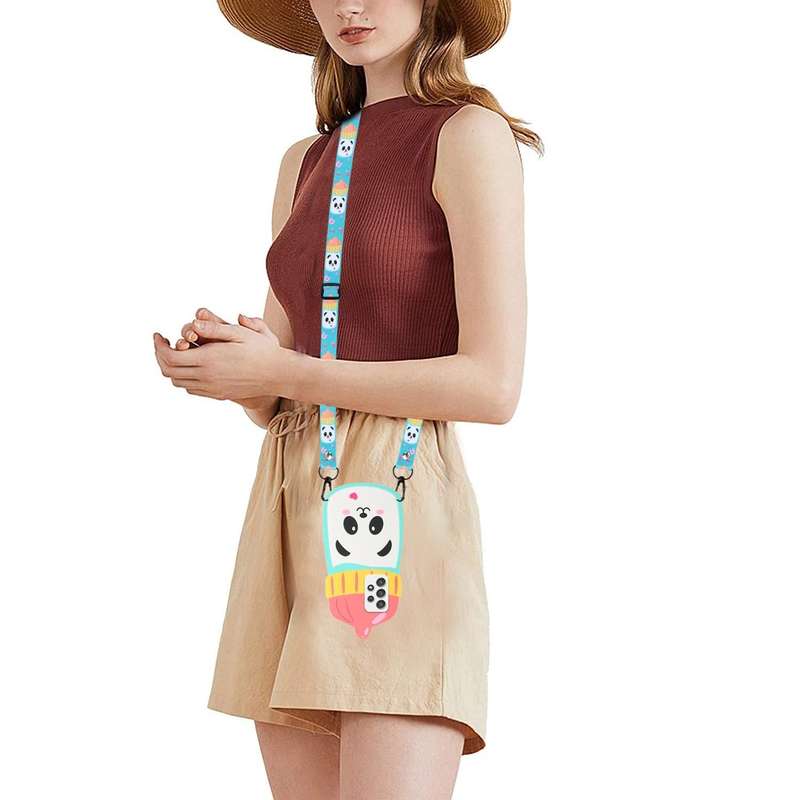 For Samsung Galaxy A33 5G Crossbody Cartoon Silicone Phone Case(Feeding Bottle)