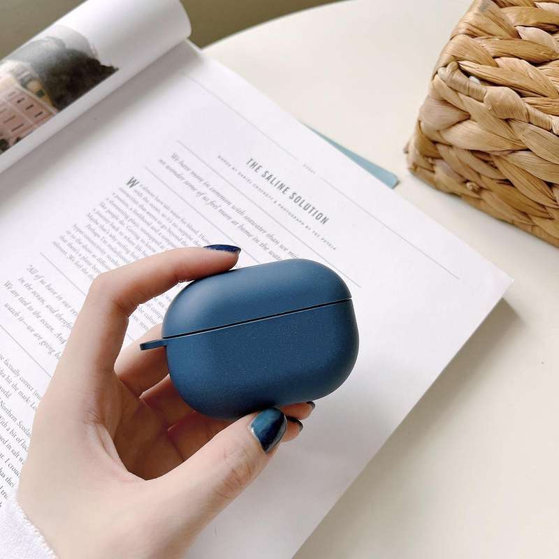 For Xiaomi Redmi Buds 4 Pro Solid Color PC Frosted Earphone Protective Case(Blue)