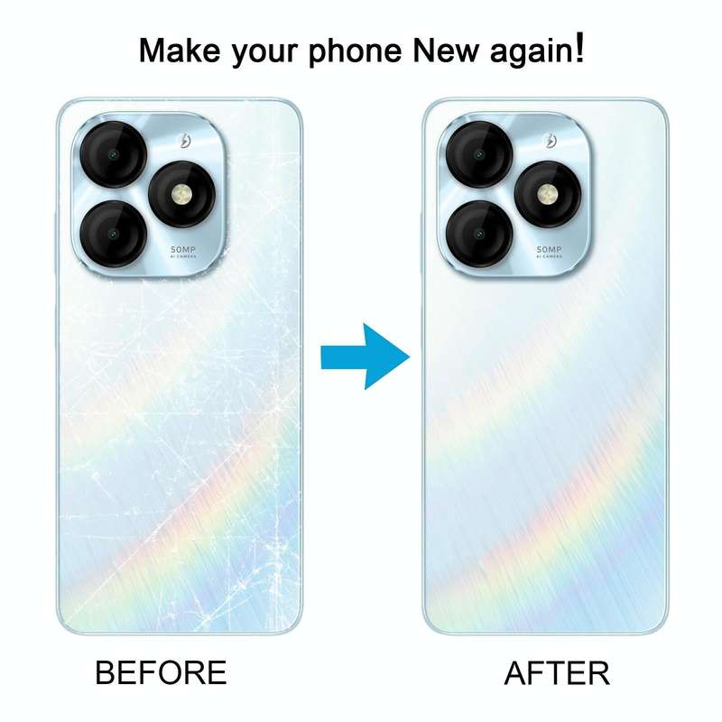 For itel P55 Original Battery Back Cover(Blue)