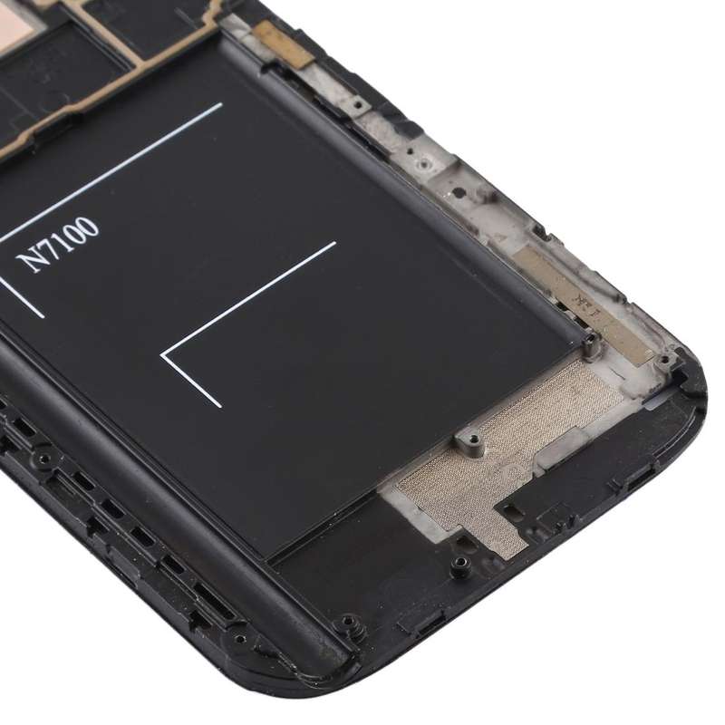For Galaxy Note II / N7100 High Qualiay Full Housing  Chassis (LCD Frame Bezel + Back Cover) (Black)