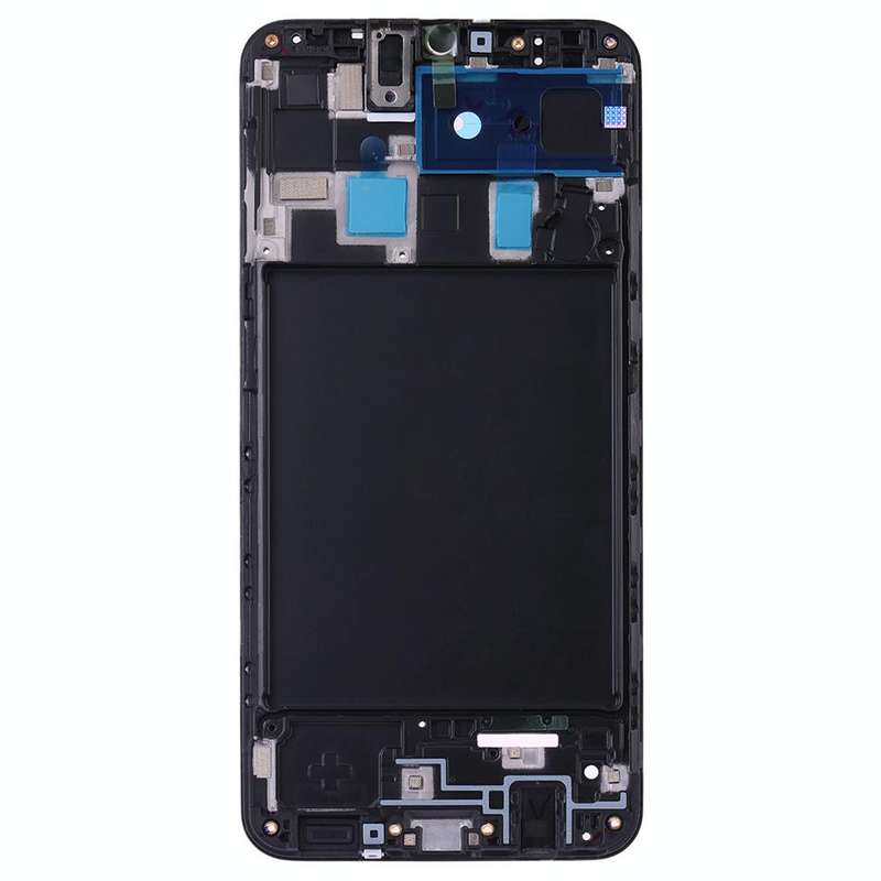 For Galaxy A20 SM-A205F/DS, A205FN, A205GN/DS, A205YN, A205G/DS Front Housing LCD Frame Bezel Pla...