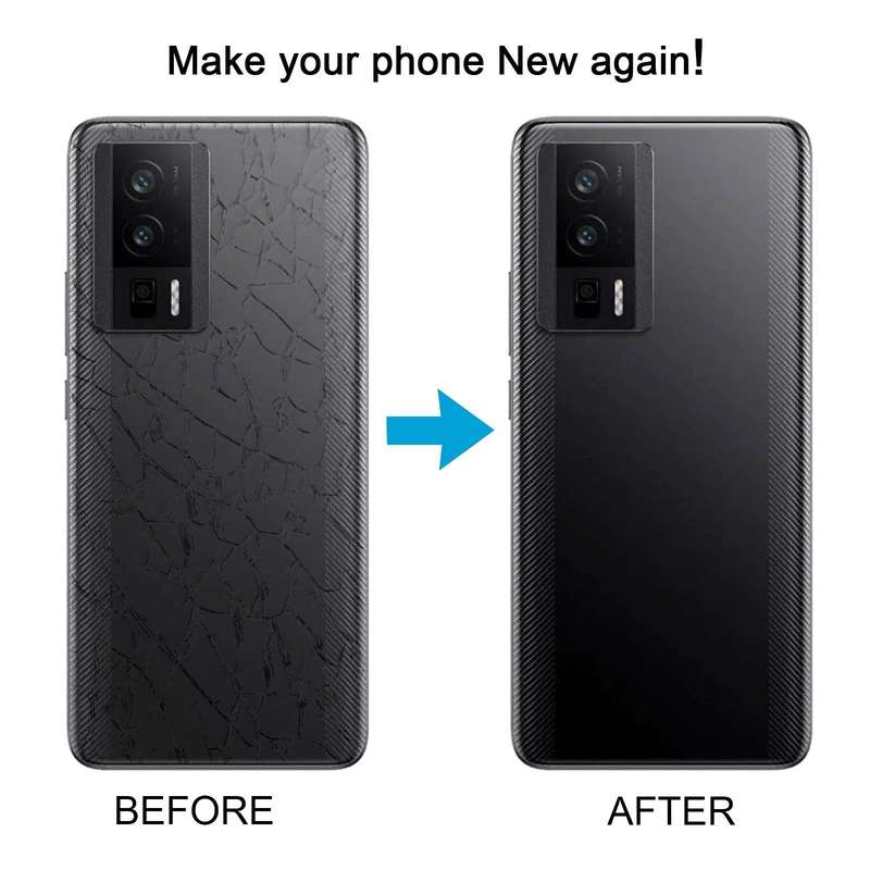 For Xiaomi Poco F5 Pro OEM Glass Material Battery Back Cover(Black)