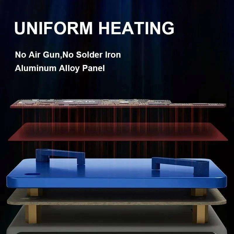 Mechanical IX5 Ultra Universal Preheating Platform for Motherboard Repair, Plug:EU