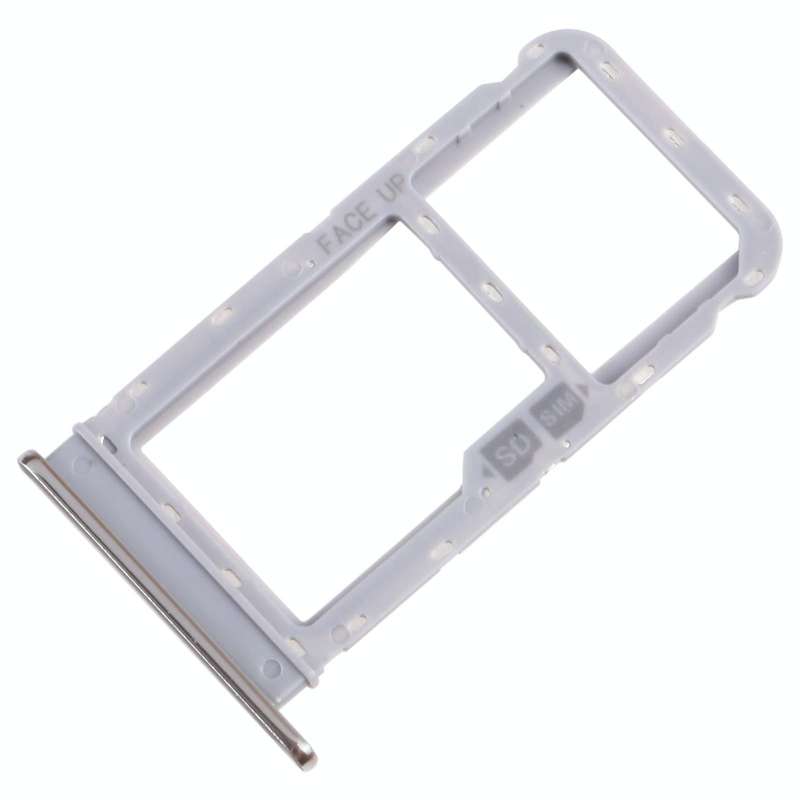 For Motorola Moto G Fast SIM Card Tray + Micro SD Card Tray (Silver)