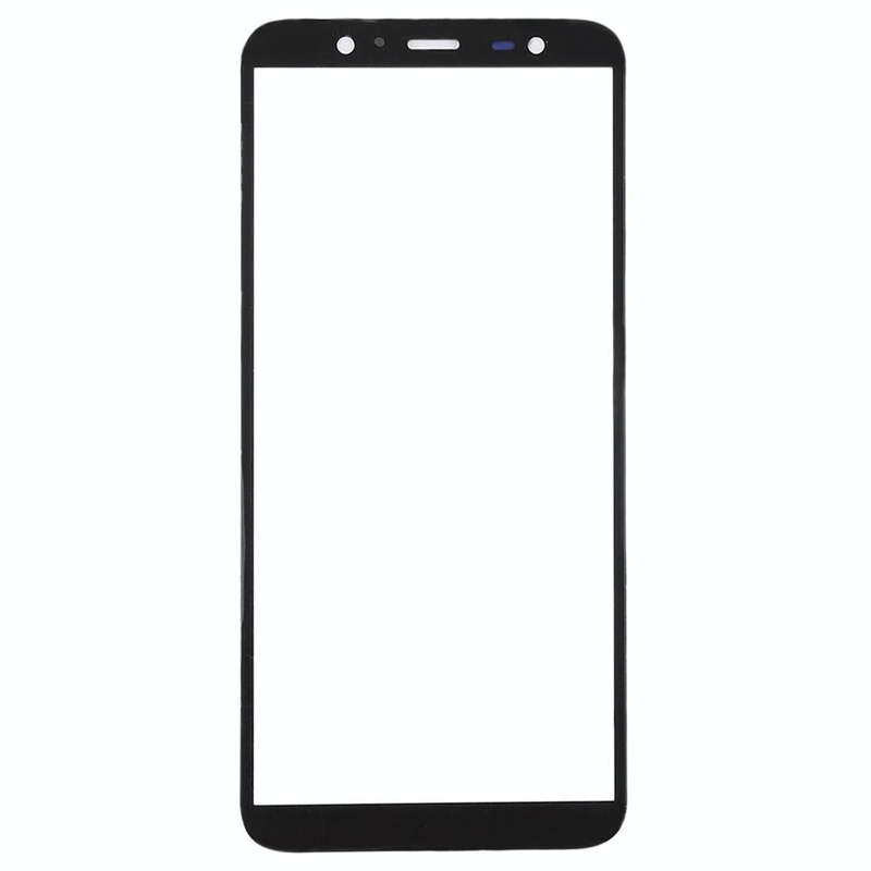 For Samsung Galaxy J8, J810F/DS, J810Y/DS, J810G/DS  10pcs Front Screen Outer Glass Lens (Black)
