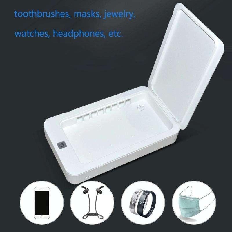 Multifunctional Mobile Phone Face Mask UV Disinfection Aromatherapy Ultraviolet Lamp Sterilizer D...