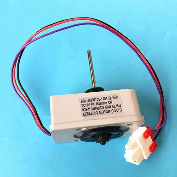 Refrigerator Fan Motor Parts for TCL Omar KBL-48ZWT05-1204 DC12V 4W 1450r/min CW W29-11 305990002...