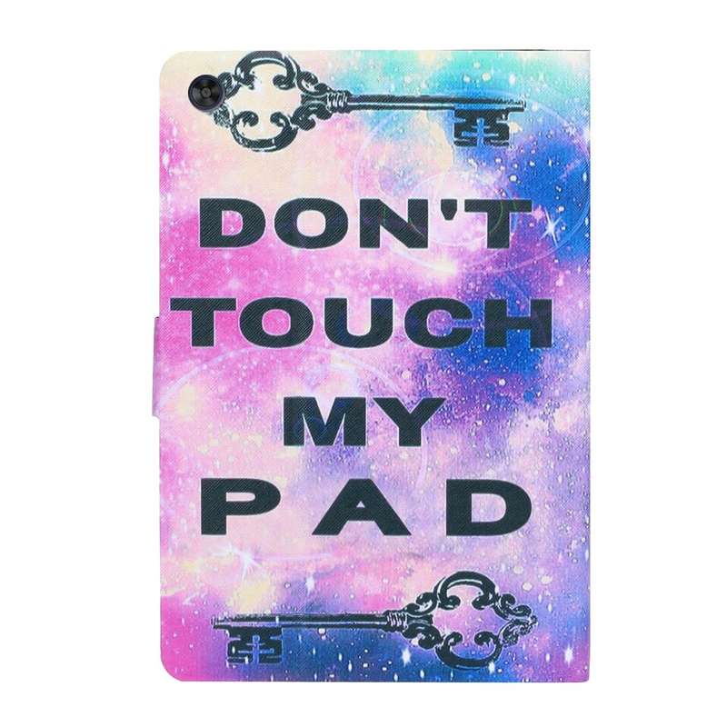 For Samsung Galaxy Tab A9 Voltage Coloured Drawing Smart PU Tablet Case with Sleep / Wake-up Func...
