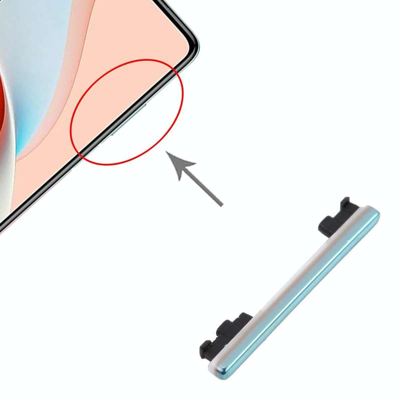 Volume Control Button for Xiaomi Redmi Note 9 Pro 5G M2007J17C (Red/Mint)