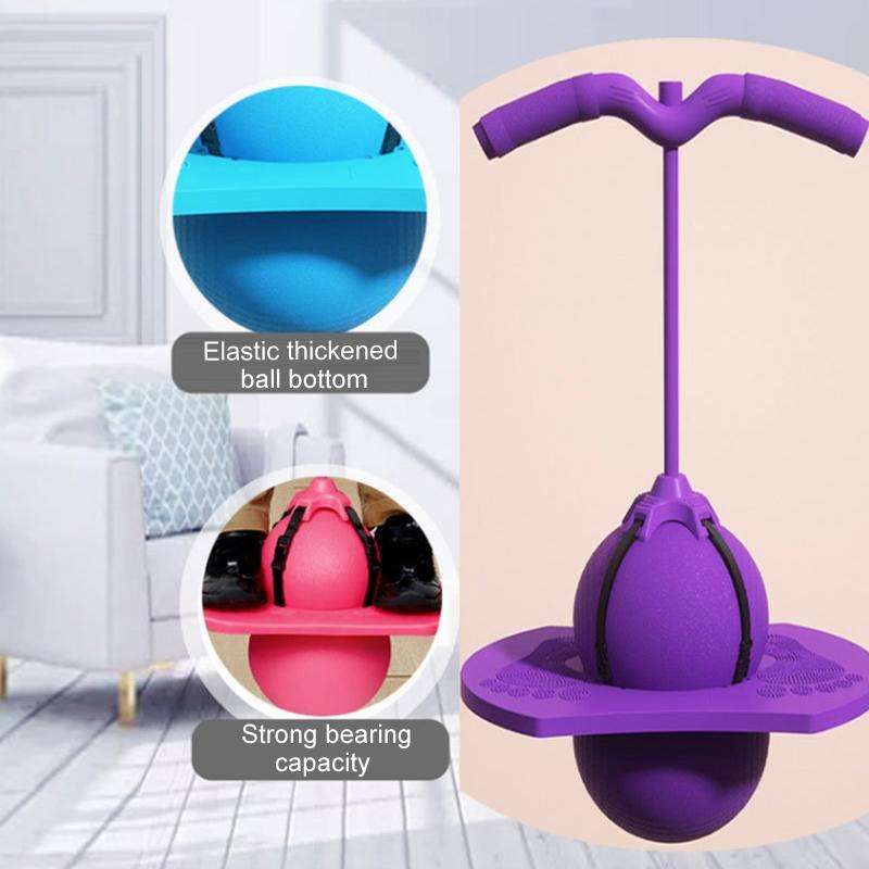 Jumping Ball Increase Children Balance Sense Training Sports Equipment, Color: Purple without Han...