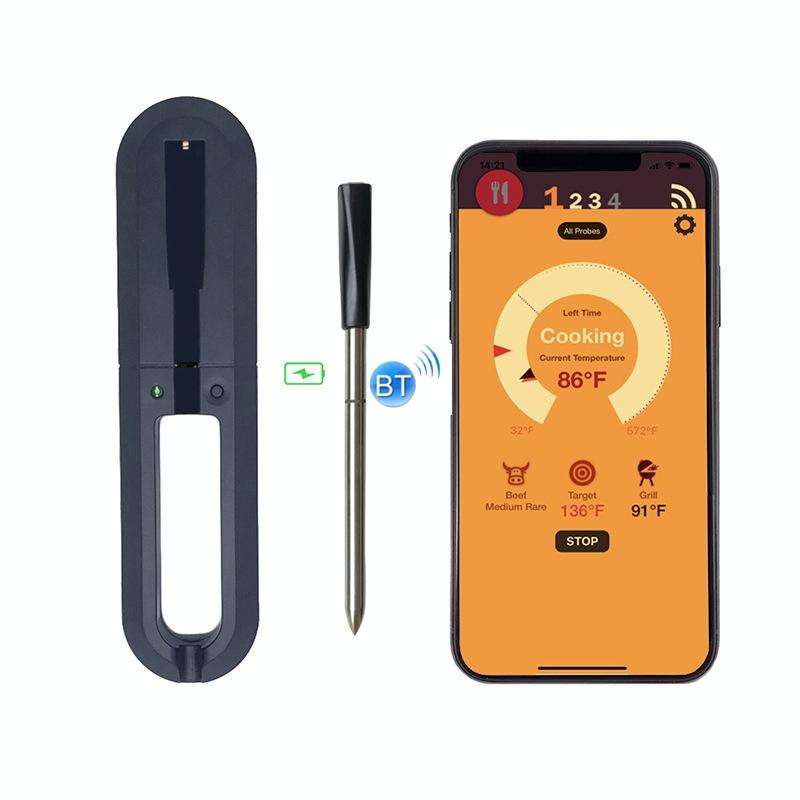 TY530 BBQ Probe Wireless Bluetooth Thermometer Mobile Phone APP Kitchen Food Barbecue Oven Thermo...
