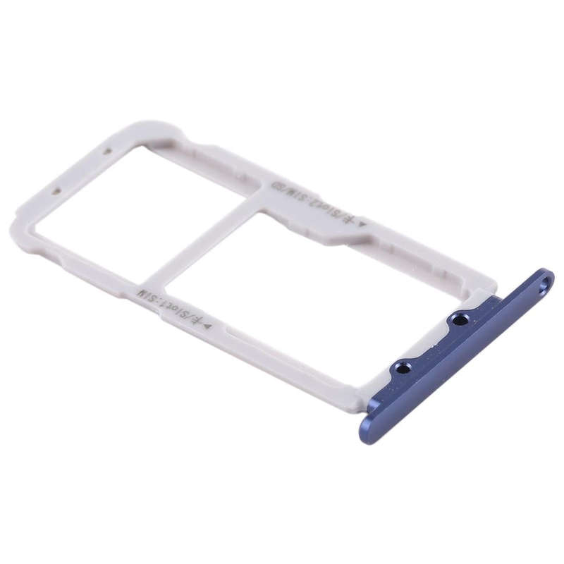 SIM Card Tray + SIM Card Tray / Micro SD Card for Huawei Honor View 10 / V10(Blue)