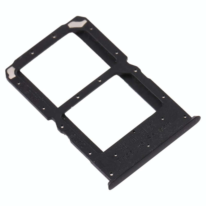 For OPPO Reno Z SIM Card Tray + SIM Card Tray (Black)