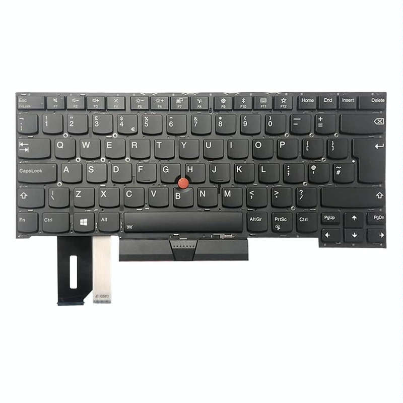 For Lenovo Thinkpad T490S 20NX 20NY UK Version Laptop Keyboard