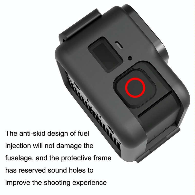 For GoPro Hero 11 Black Mini G11M-BHK-ADJ Protection Border / Rabbit Cage Sports Camera Accessori...