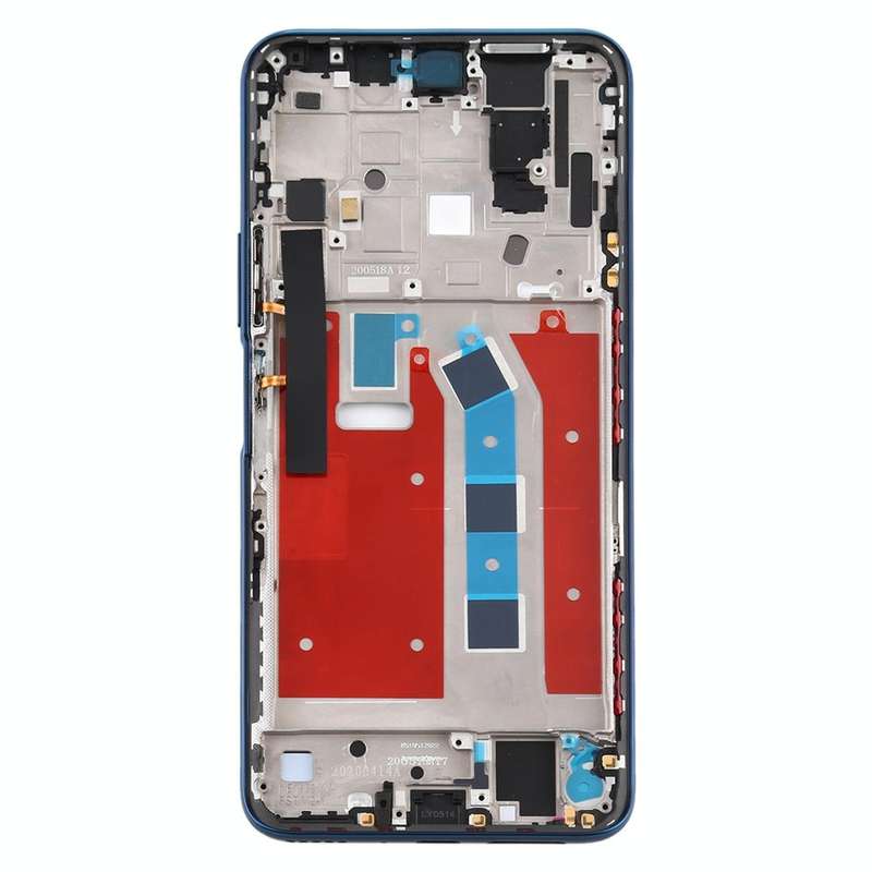 Original Middle Frame Bezel Plate for Huawei Honor X10 5G(Blue)