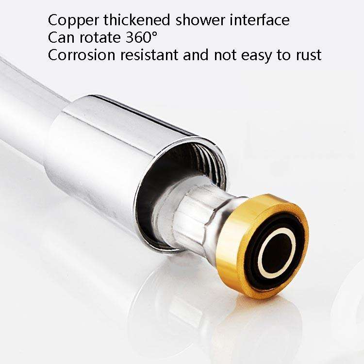 Shower Hose Water Heater Rain Shower Bathroom Stainless Steel Shower PVC Nozzle Hose, Specificati...