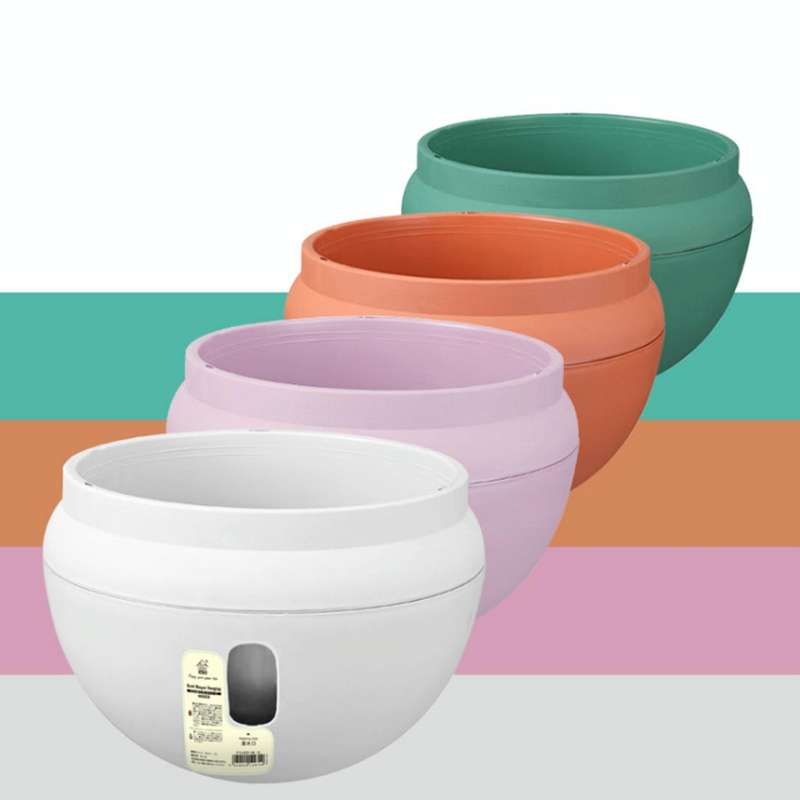 Hanging Plastic Flower Pots Hanging Pots Flower Pot With Hanging Chain,Small Size:20*13.6cm ,Rand...