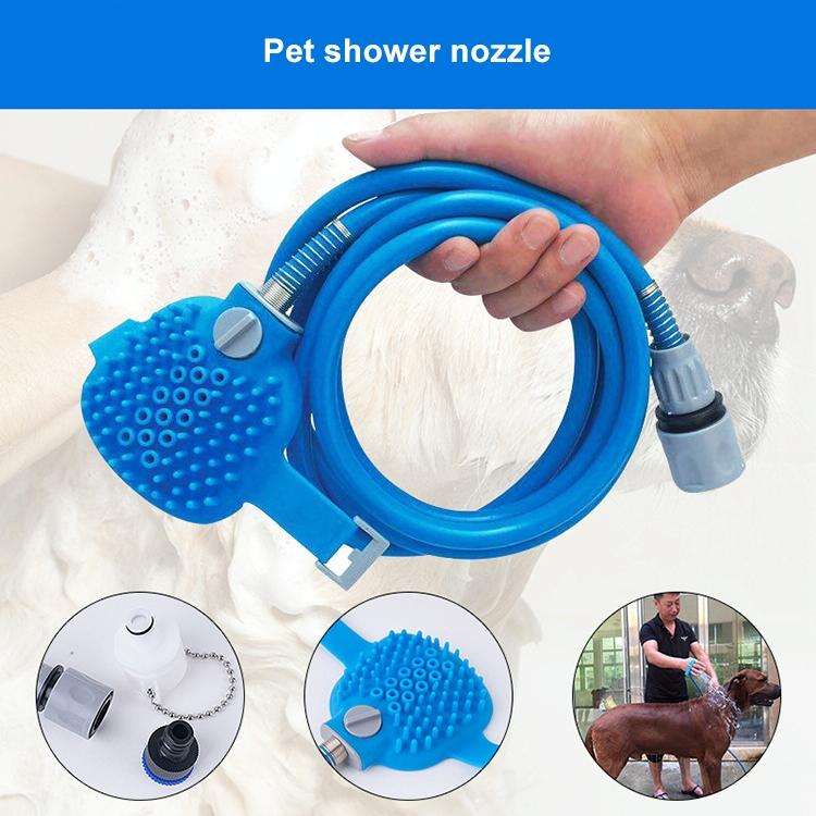 Pet Shower Nozzle Massage Shower (Blue)