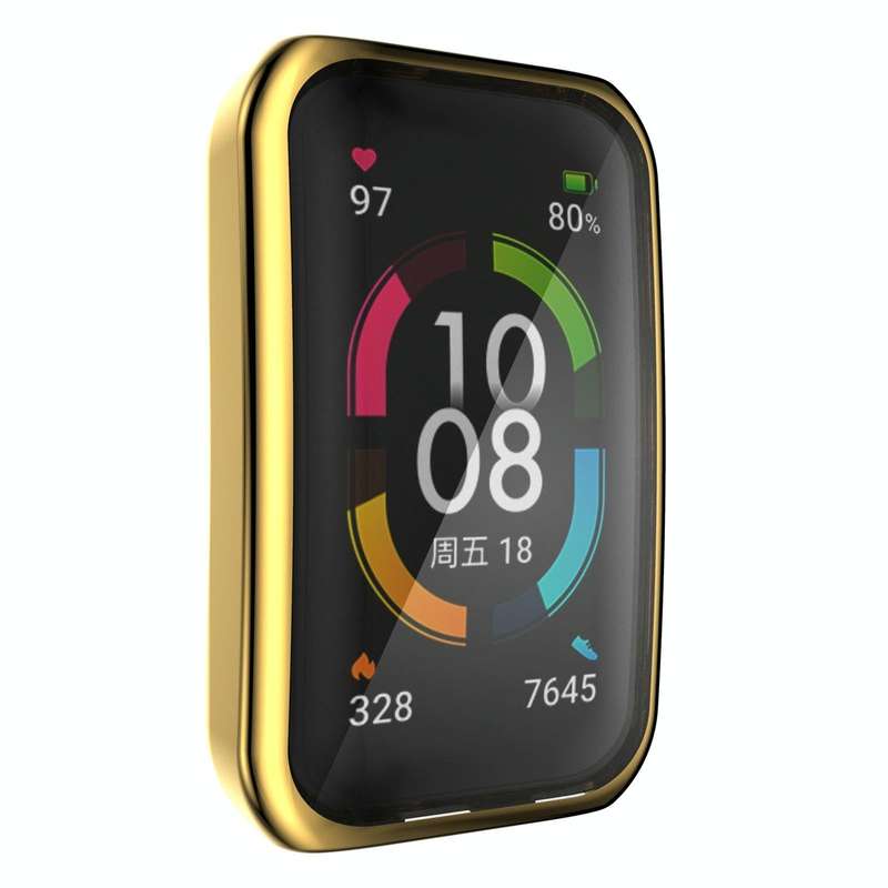 For Huawei Band 6 / 6 Pro / Honor Band 6 Full Coverage TPU Electroplating Protective Case Cover(G...