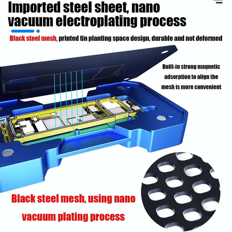 AIXUN FT06 Pro 6 in 1 PCB Printing Reballing Platform For iPX-iP11 Pro Max