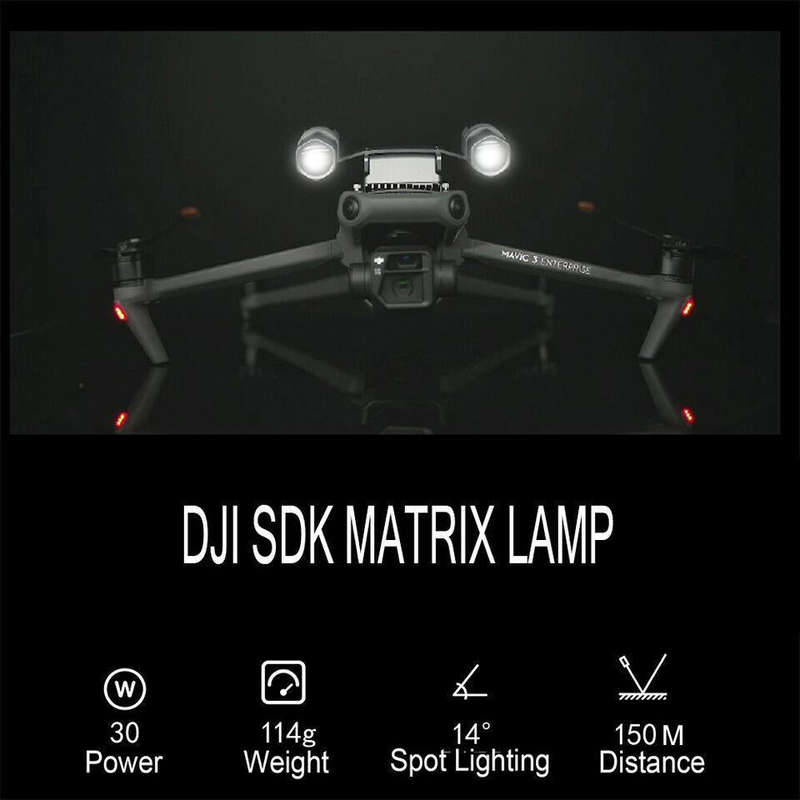 JZ T30 For DJI Mavic 3E / 3T 30W Matrix Lamp Spotlight