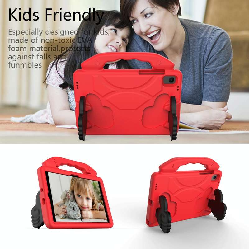 For Huawei MatePad 10.4 EVA Material Children Flat Anti Falling Cover Protective Shell with Thumb...