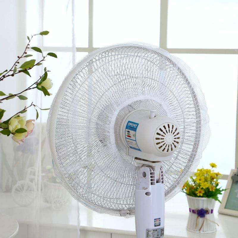 Anti-pinch Electric Fan Safety Cover Protection Net Dustproof Cover(Purple)