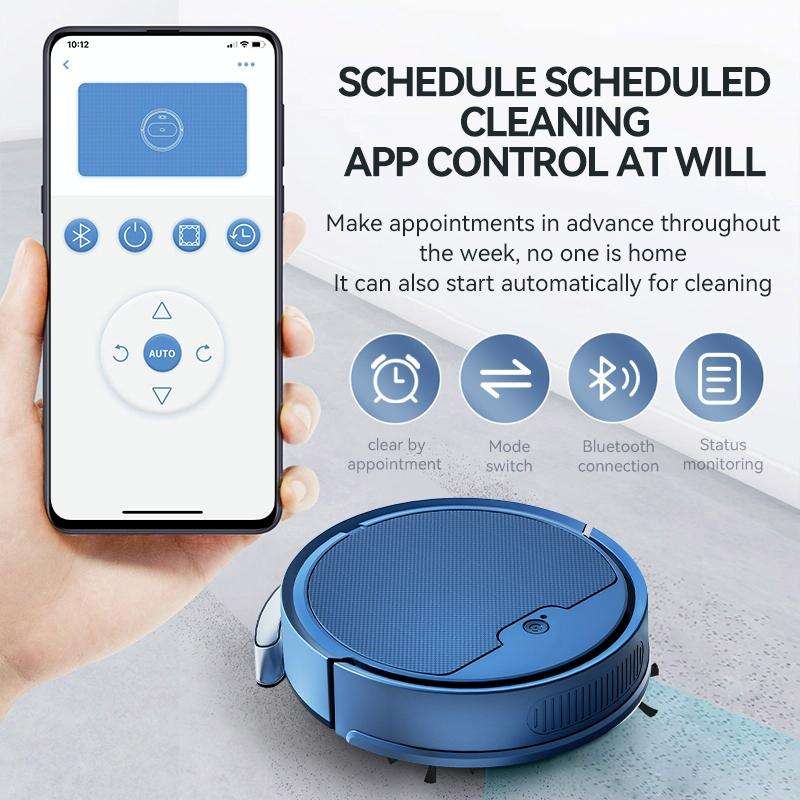 BOWAI OB8s Max Household Intelligent Path Charging Sweeping Robot(Blue)