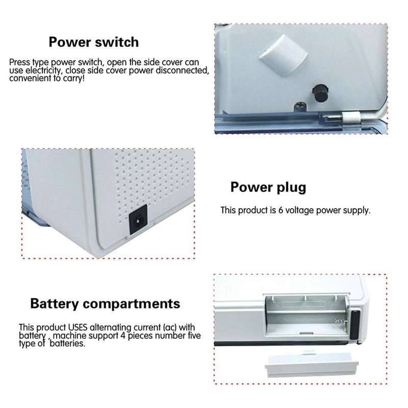 V40 Handheld Mini Portable Small Money Counting Machine, Specification: EU Plug