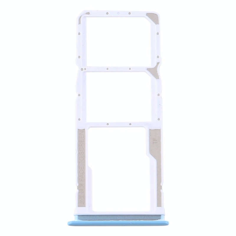SIM Card Tray + SIM Card Tray + Micro SD Card Tray for Xiaomi Redmi 10X 4G / Redmi Note 9(White)