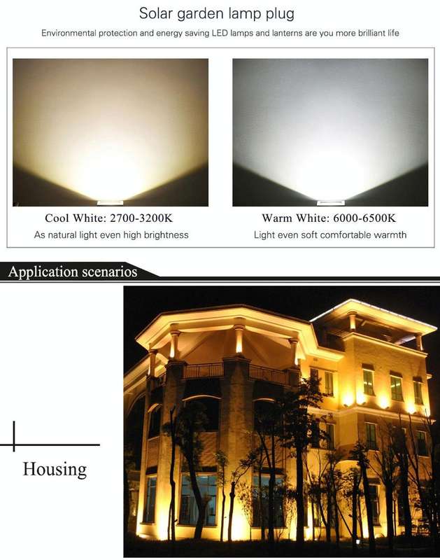 100W Waterproof LED Floodlight Lamp, 2 x 48 LED SMD 2835, Luminous Flux: > 8000LM, PF > 0.9, RA >...