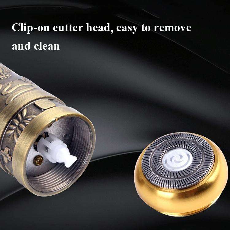 Suker SK-311 Mini Electric Shaver Portable Buddha Head Shaver Washable USB Rechargeable Shaver( B...