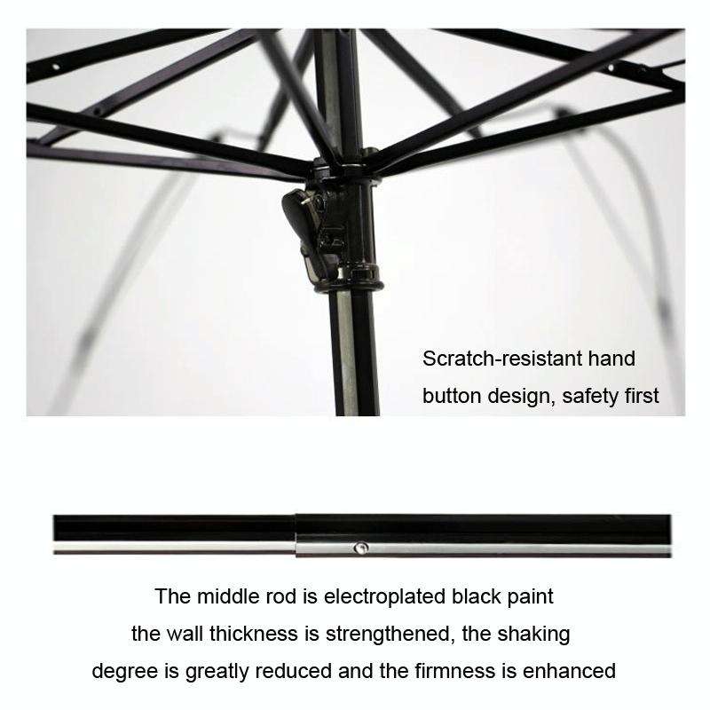 Folding Simple Dual-Purpose Sun Umbrella(White)