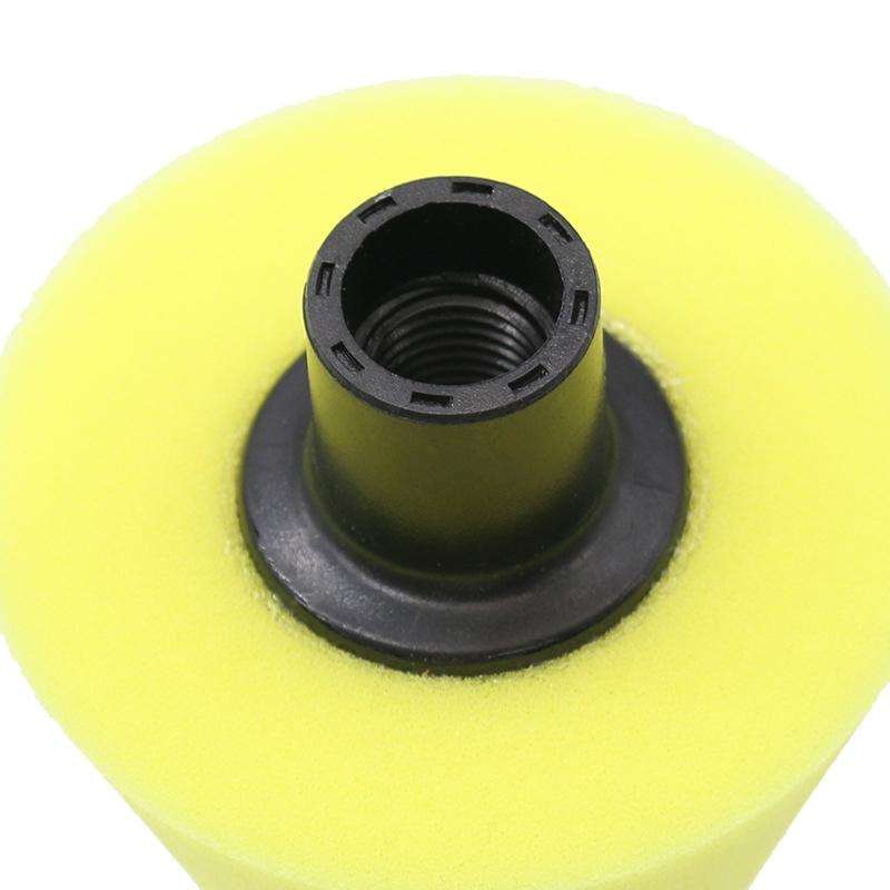 Car Cone Wheel Polishing Sponge M14 Detail Waxing Sponge Wheel(Blue)