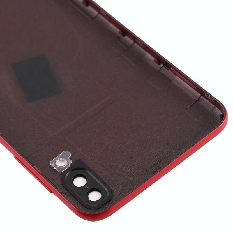 For Galaxy M10 Battery Back Cover (Red)