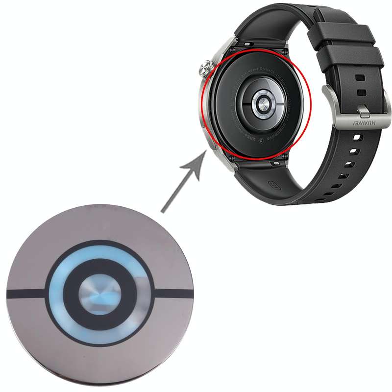 For Huawei Watch GT 3 Pro 46mm Original Heart-rate Sensor Glass Lens Cover