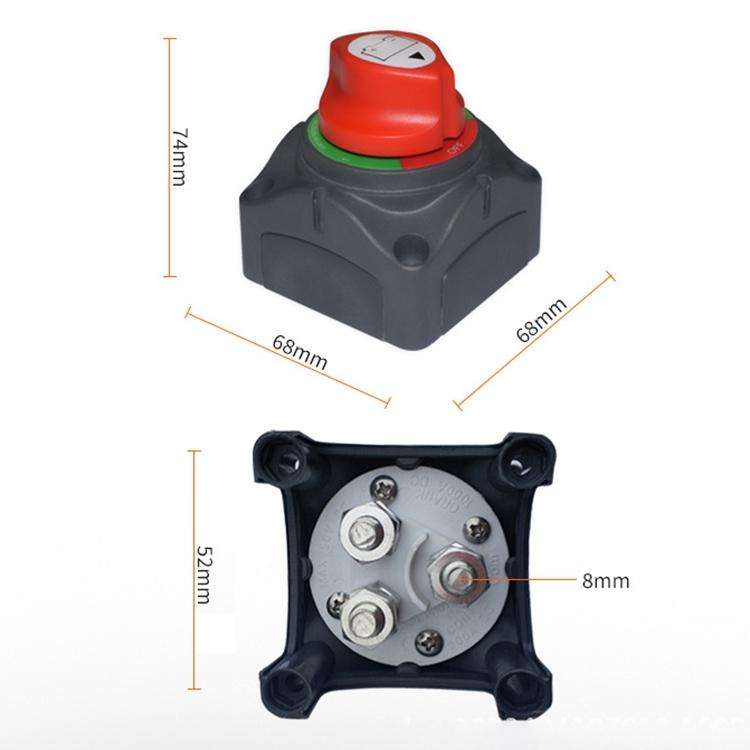 Car Auto RV Marine Boat Battery 3-level Current Distribution Selector Isolator Disconnect Rotary ...