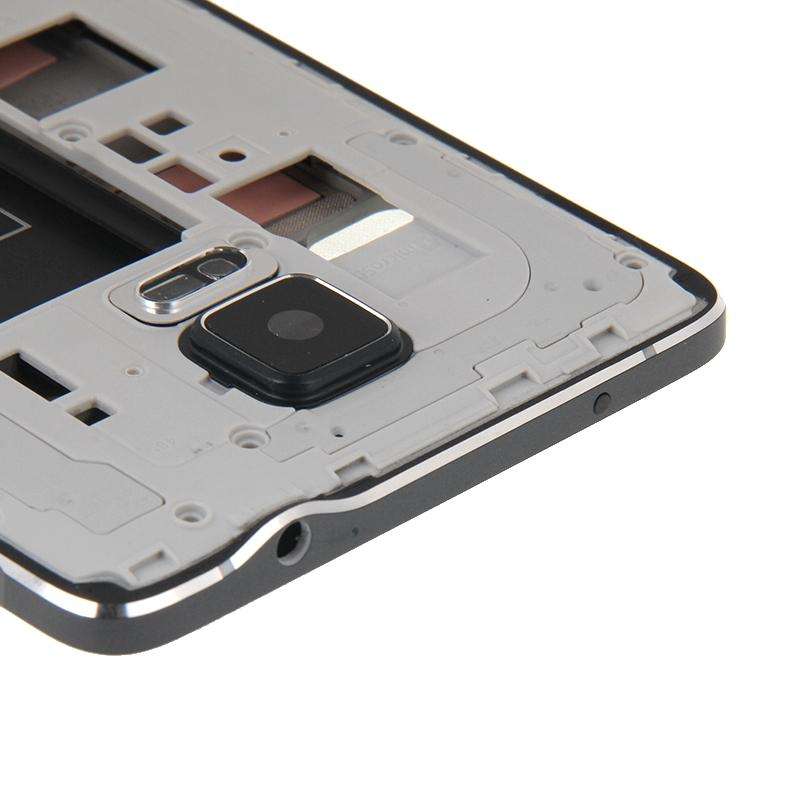 For Galaxy Note 4 / N910F Full Housing Cover (Front Housing LCD Frame Bezel Plate + Middle Frame ...