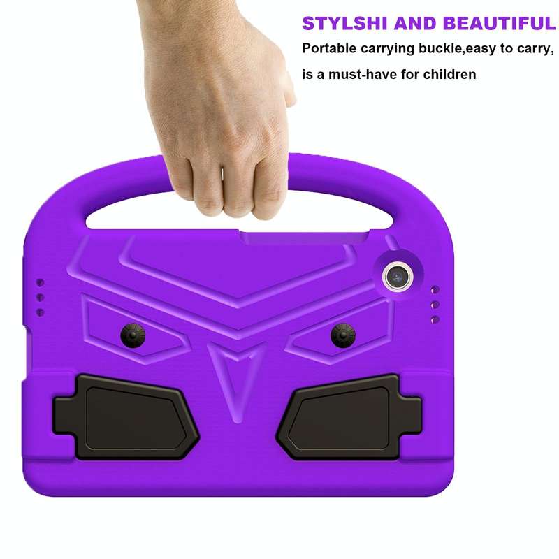 For Samsung Galaxy Tab A9 Sparrow Style Shockproof Kickstand EVA Tablet Case(Purple)