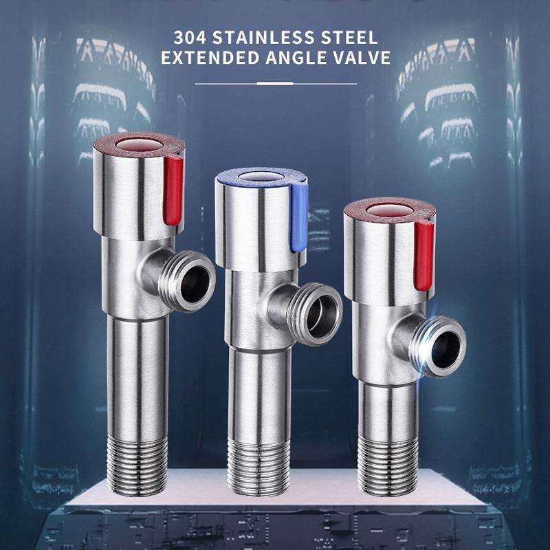 Model D 304 Hexagonal Stainless Steel Angle Valve Fine Copper Ceramic Valve Spool With Decorative...