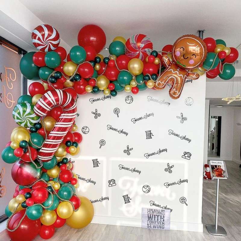 DZ-033 Christmas Balloon Garland Arch Set