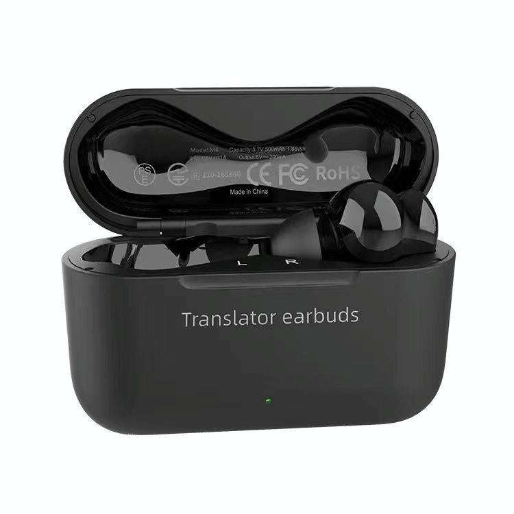 M6 Multi-country Mutual Translation Smart Bluetooth Translation Earphone Supports 127 Languages (...