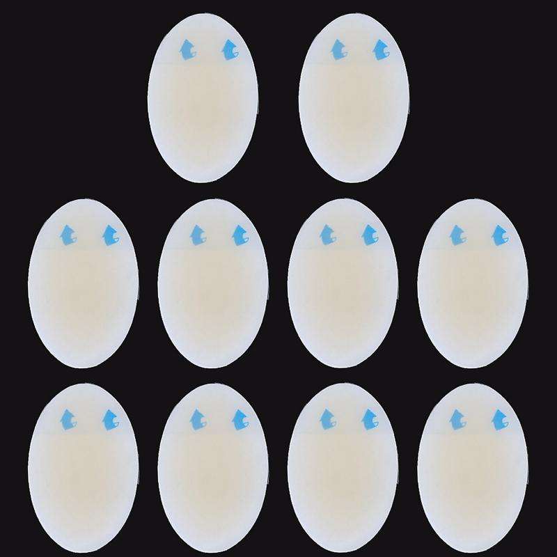 10 PCS Foot Care Skin Hydrogel Analgesic Plaster Blisters Slip Heel Protector Size: 44x69cm