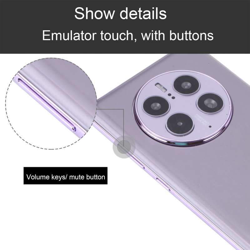For Huawei Mate 50 Pro Black Screen Non-Working Fake Dummy Display Model(Purple)